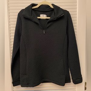 Black Dudley Stephens waffle jersey Pocomo Pullover